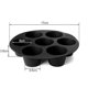 thumbnail image 1 of moldes para tartas de tamaño uniforme, accesorios para freidoras de aire, molde redondo para muffins, molde para horno microondas, molde para hornear, bandeja para hornear, molde para tartas, 7 pulg, 1 of 5