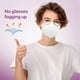 thumbnail image 3 of Mascarilla facial KN95, respirador desechable Miuphro, paquete de 50 unidades, color blanco, 3 of 5