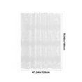 thumbnail image 3 of Cinvoph 47"x71" Semi-Transparent Bath Curtain Waterproof EVA Shower Curtain, Light Filtering Curtain for Bathroom, Simple Frosted Style Bath Decor, 3 of 8