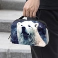 thumbnail image 2 of Polar Bear Digital Bag with Oxford Fabric, Waterproof, Charger Pouch, USB Organizer, Electronic Travel Case Organizer, Appliance Cord Organizer, 5.9x9.44x3.14 in., 2 of 6