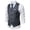 Grey, variant on Letdown Men's Casual Business Vests Lightweight Waistcoat Slim Fit Suit V-Neck Business Vests for Wedding Party