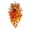 A001- A, variant on Fall Hanging Decor, Thanksgiving Decorations, Fall Leaves Decor, Faux Pumpkins for Outdoor for Fall Decor, 12X12 Inch Artificial Thanksgiving Hanging Teardrop Ornament with Burlap