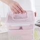 thumbnail image 4 of Juego de 6 combinaciones multidivididas, caja de mantenimiento fresco, suministros de cocina, refrigerador, microondas, caja de almacenamiento de alimentos, tanque de almacenamiento doméstico, 4 of 4