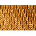 thumbnail image 1 of Ahgly Company Indoor Rectangle Oriental Yellow Modern Area Rugs, 4' x 6', 1 of 4