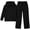 Black#kids girl sweatsuits 2 piece set, variant on Girls Hooded Sweatsuit Set 2 Piece Fleece Hoodie Jogger Sweatpants Fall Winter Tracksuit with Pockets Athletic Sweat Suit Hot Pink,11-12 Years