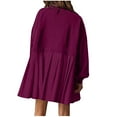 thumbnail image 3 of Patlollav Womens Over Sized Sweatshirt Dresses,Ladies Long Sleeve Dress, 3 of 6