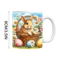 thumbnail image 3 of EUDIDV Decorative Ceramic Mug Easter Rabbit Ceramic Coffee Mark Cup Home Applicable Cup Large Ceramic Mug, 3 of 4