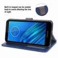 thumbnail image 3 of Protective Film for Motorola Moto-E6 Case, Premium Wallet Cover, Stand Flip Phone Case, 3 of 7