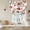 Red, variant on Red Mushrooms Tie Up Curtains for Windows, Adjustable Balloon Window Shades, Maple Leaves Plants Country Botanical Kitchen Window Treatments Adjustable Roll Up Curtain for Basement/Nursery 52"x45"