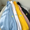 thumbnail image 3 of serony Spring Sweat à Capuche Imprimé Hommes Femmes Pull à Capuche Manteau Couple Top, Bleu, XXL, 3 of 6