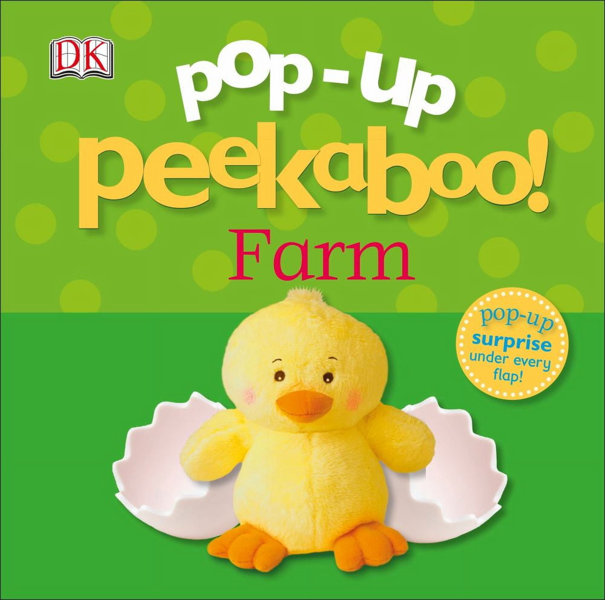 Pop-up Peekaboo! Woof! Woof! – Children's Board Book By DK (Good Condition)
