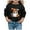 Black, variant on Girls Halloween Cute Pumpkin Cat Print Long Sleeve Crewneck Sweatshirt Pullover Top White,2-3 Years