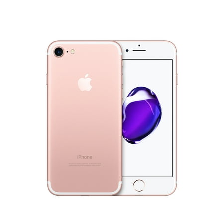 Restored Apple iPhone 7 128GB Rose Gold Cricket Wireless Grade A (Refurbished)