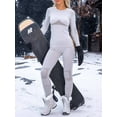 thumbnail image 4 of ATTRACO Women Thermal Underwear Set Base Layer Warm Tops & Bottoms, 4 of 5