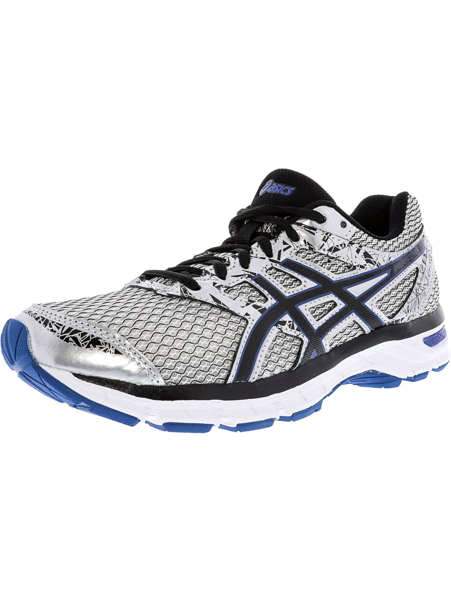 asics shoes mens silver