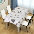 thumbnail image 4 of Yayeee Tablecloths 54" x 54" Rectangle Wrinkle Resistant Party Table Cover, Christmas Forest, 4 of 8