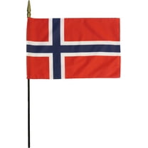 Norway - 8"X12" Stick Flag