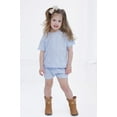 thumbnail image 2 of Disney Minnie Mouse French Terry Drop Shoulder T-Shirt and Dolphin Shorts Outfit Set Infant to Little Kid, 2 of 5