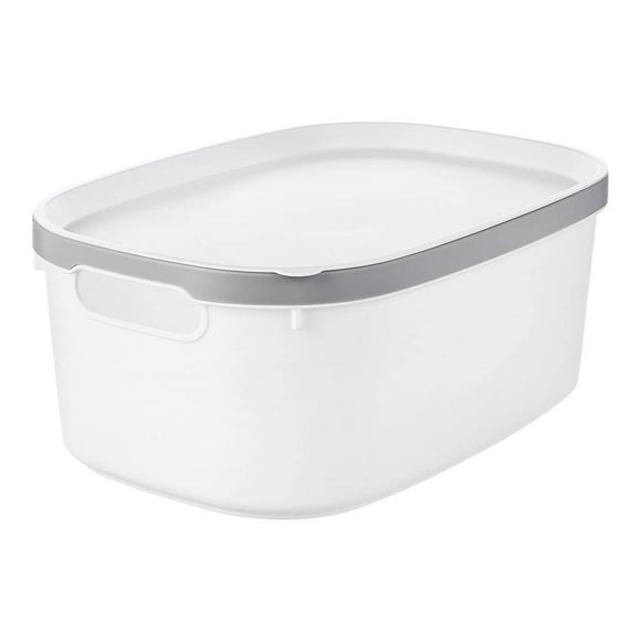 Caja Organizadora Mainstays Plástico Multiusos con Tapa Diseño Línea 37Cm x 25Cm