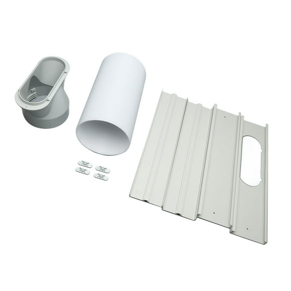 AC Window Vent Kit, ABS Portable Air Conditioner Window Kit for Vertical Window