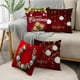 thumbnail image 4 of Fundas de almohada de Navidad para sofá, decoración del hogar, corona de Adviento, adorno de bolas, regalos de Navidad, 40/45/50cm, 4 of 4