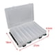 thumbnail image 3 of Caja de aparejos de pesca, duradera, con compartimentos múltiples para señuelos y accesorios. L, 3 of 9
