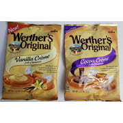 Werthers original Vanilla Creme & Cocoa Creme soft caramels BUNDLE