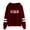 red, variant on ILLIT Not cute anymore hooded drawstring pocketless  sweatshirt men/women kpop pullover