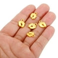 thumbnail image 4 of Footprint Charm, 50Pcs Mini Footprint Pendant Charm Bulk Vintage Metal Cute Designer, Gold Tone, 4 of 6