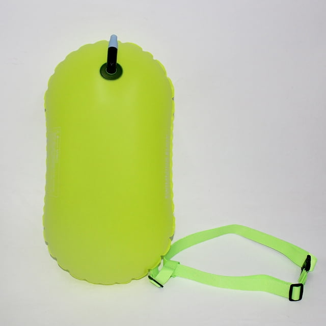 Flotador de remolque para natación, boya de natación, flotador de seguridad para natación con burbujas de natación de alta visibilidad, construido para profesionales