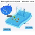 thumbnail image 4 of 10 Pack Blue Urinal Screens Deodorizer Urinal Mats Pads Anti Splash Long-Lasting Freshness Used for Bathrooms Restaurants Bars Schools Offices Restrooms, 4 of 8