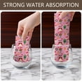 thumbnail image 6 of 4 Pcs Funny Kitchen Towels,Pink Christmas Santa and Tree Pattern Microfiber Dish Towels,Kitchen Tea Towels,Kitchen Towel Set (18" X 26"), 6 of 7