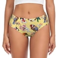thumbnail image 1 of Fotbe Bright Birds Calzones Estampados para Mujer – Ropa Interior de Algodón, Cómoda, Suave y Elástica-Medium, 1 of 6