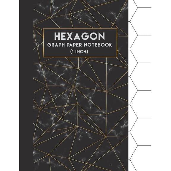 Hexagon Graph Paper Notebook: Hexagon Graph Paper Notebook : 1 Inch (1) Hexagonal Graph Paper (Large Print 8.5x11) - 108 Pages Organic Chemistry Notebook: Hexagon Notebook (Series #3) (Paperback)