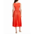 thumbnail image 2 of Elie Tahari womens  The Mave Mixed Media Sweaterdress, l, Orange, 2 of 3