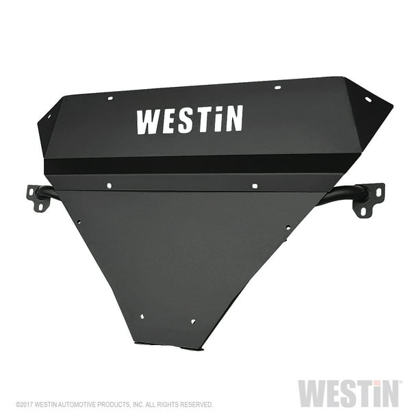 Westin Automotive 58-71005 Dérapage Plaque hors-la-Loi Texturé Noir; Acier; Fonctionne avec Westin hors-la-Loi Pare-Chocs