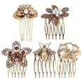 thumbnail image 1 of MasteelfCA 5pcs Hair Clip Comb, Hair Side Comb Decorative Hair Comb for Bridal Wedding, 1 of 9