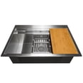 thumbnail image 4 of AKDY 30"x22"x9" Top Mount Handmade Stainless Steel Kitchen Sink, 4 of 8