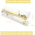 thumbnail image 2 of Gold Acrylic Stapler, Desktop Stapler, 25 Sheet Capacity, includes 1000 Staples and Staple Remover, 2 of 6