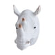 thumbnail image 1 of Escultura de cabeza de , estatua de regalo, colección blanca, figura decorativa de resina, decoración de pared de animales, arte para, 1 of 9