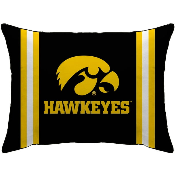 Iowa Hawkeyes Standard Stripe Logo Plush Bed Pillow Com - Iowa Hawkeye Home Decor Iowa Hawkeyes Standard Stripe Logo Plush Bed Pillow Com - Iowa Hawkeye Home Decor