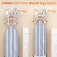 thumbnail image 4 of tasrioml Ironing Board Holder Wall Mount Iron Holder Over The Door Ironing Board Hanger for T And Y Shaped Leg Boards Laundry Room Organization And Storage, 4 of 8