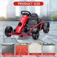 thumbnail image 3 of Historyli Kart para adolescentes,batería grande de 24 V y 9 Ah,motores duales de 300 W extra potentes,derrape rápido de 13 km/h con música y bocina,carga máxima de 79 kg, 3 of 7