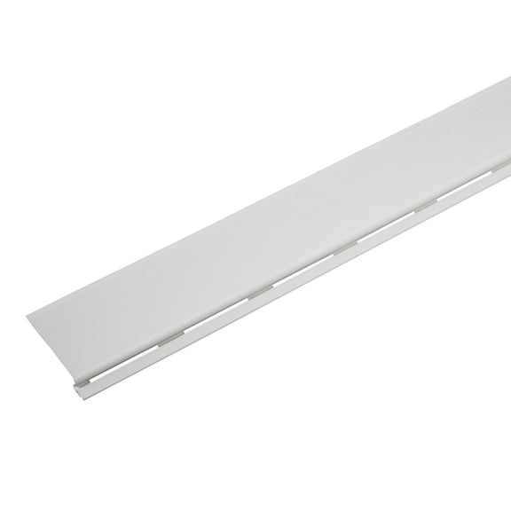Amerimax 7 in. W X 36 in. L White PVC Gutter Cover