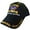 Black, variant on Vietnam Veteran Baseball Cap Time Served Time to Honor Wreath Black Hat