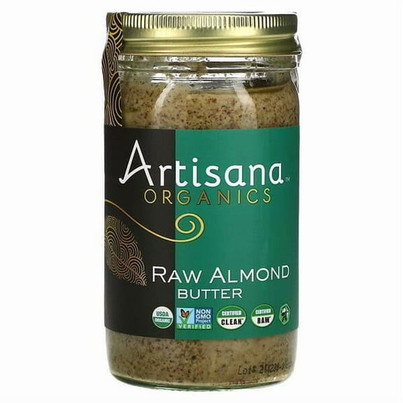 Artisana, Organics, Raw Almond Butter, 14 oz Pack of 4