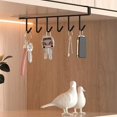 thumbnail image 3 of RUseeN Mug Holder, Coffee Cup Holder, Kitchen Utensil Storage Hook,Cabinet Storage Hook, Wall Mounted Home Storage Hooks for Cups /Kitchen Utensils /Ties Belts /Scarf /Keys, 2 Pack (White), 3 of 7