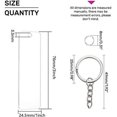 thumbnail image 3 of 15PCS Acrylic Keyring Blanks 3x1 Inch Rectangle Acrylic Clear Keychain Blanks with 20PCS Jump Rings 1PC Storage Box for DIY Projects and Crafts, 3 of 7