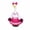 Pink, variant on Porch Goose Outfits 19-23 Inch Blue Cheerleader Dress with Bow and Pom Poms Back To School Football Seasonal Outdoor Front Porch Patio and Garden Decor