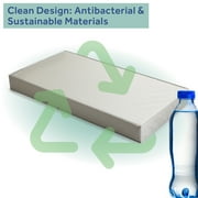 Sealy Baby Serene Duo-Sleek Crib Mattress 2-Stage Antibacterial Waterproof Infant and Toddler Mattress